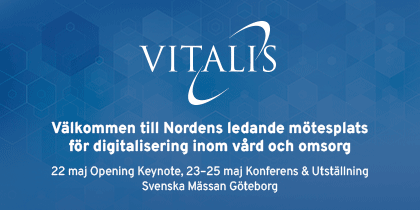 Annons för Vitalis konferens 22-25 maj