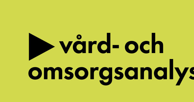 Vård- och omsorgsanalys logotyp.