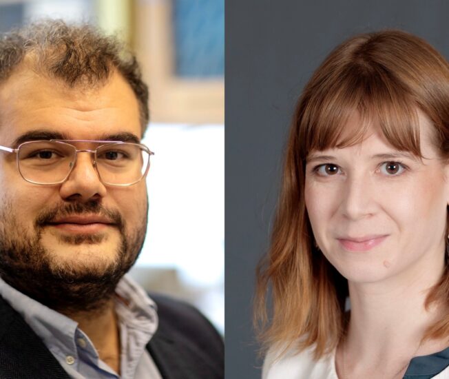 Kollage med porträttbilder på forskarna